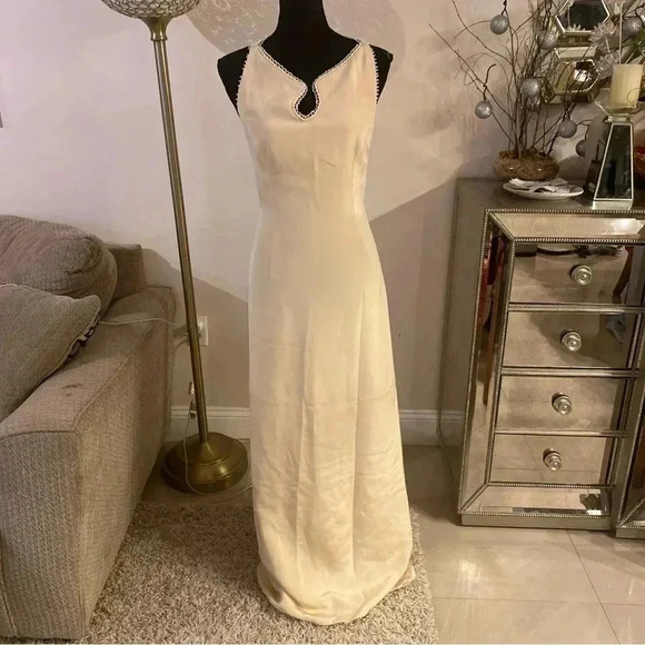 Badgley Mischka wedding beaded dress size 4 - Picture 2 of 10